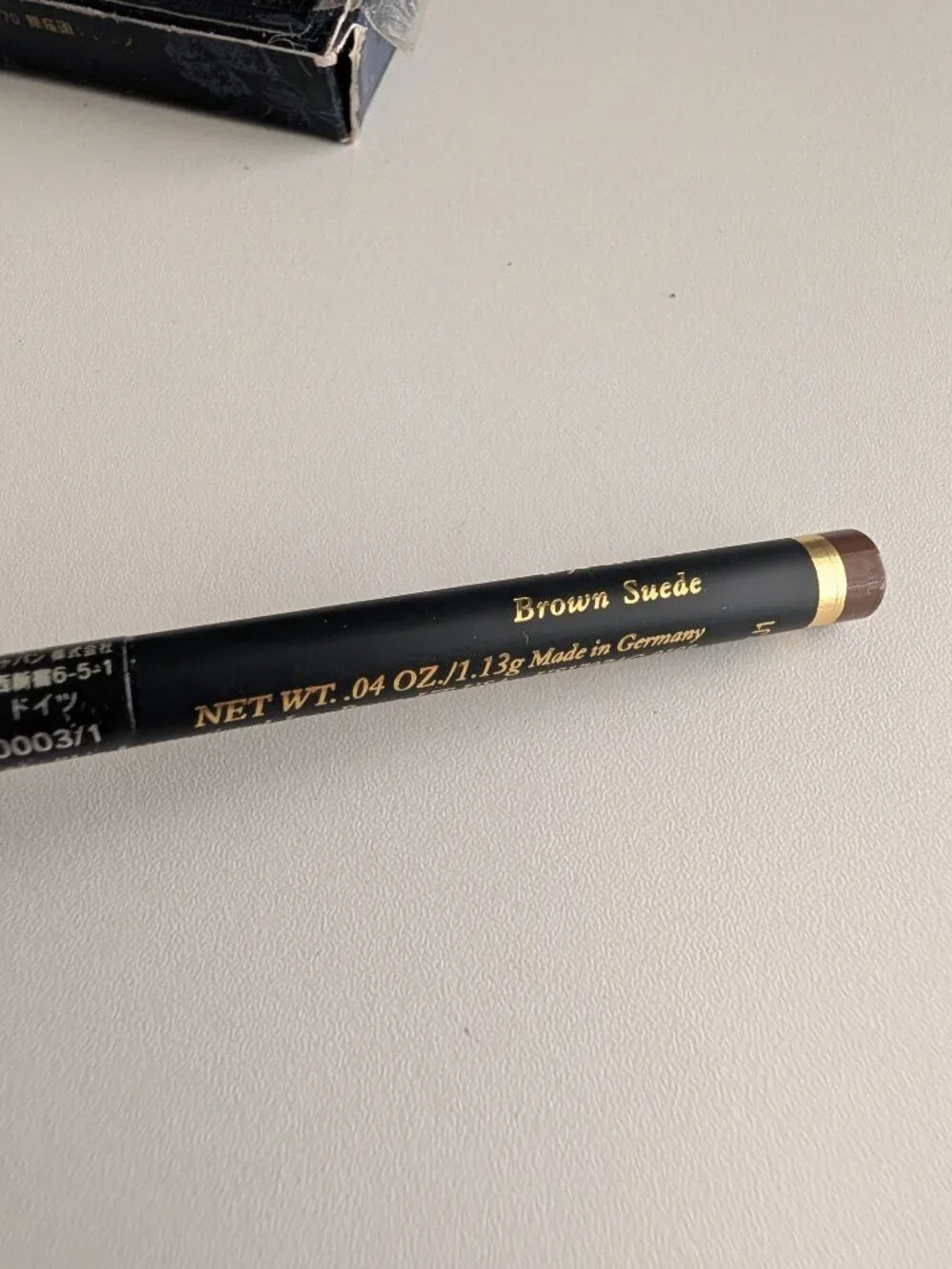 Nuskin Nu Colour Eye Liner Brown Suede New Old Stock Dented Tip